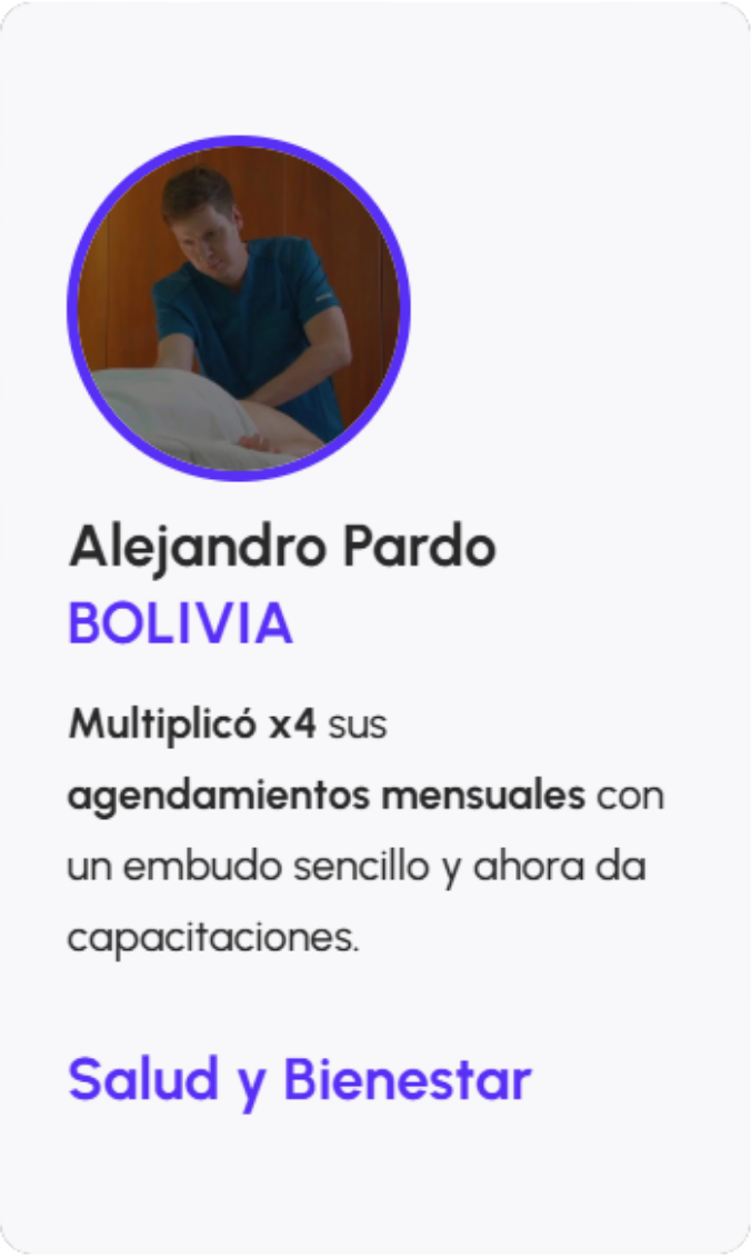 Alejandro testimonio