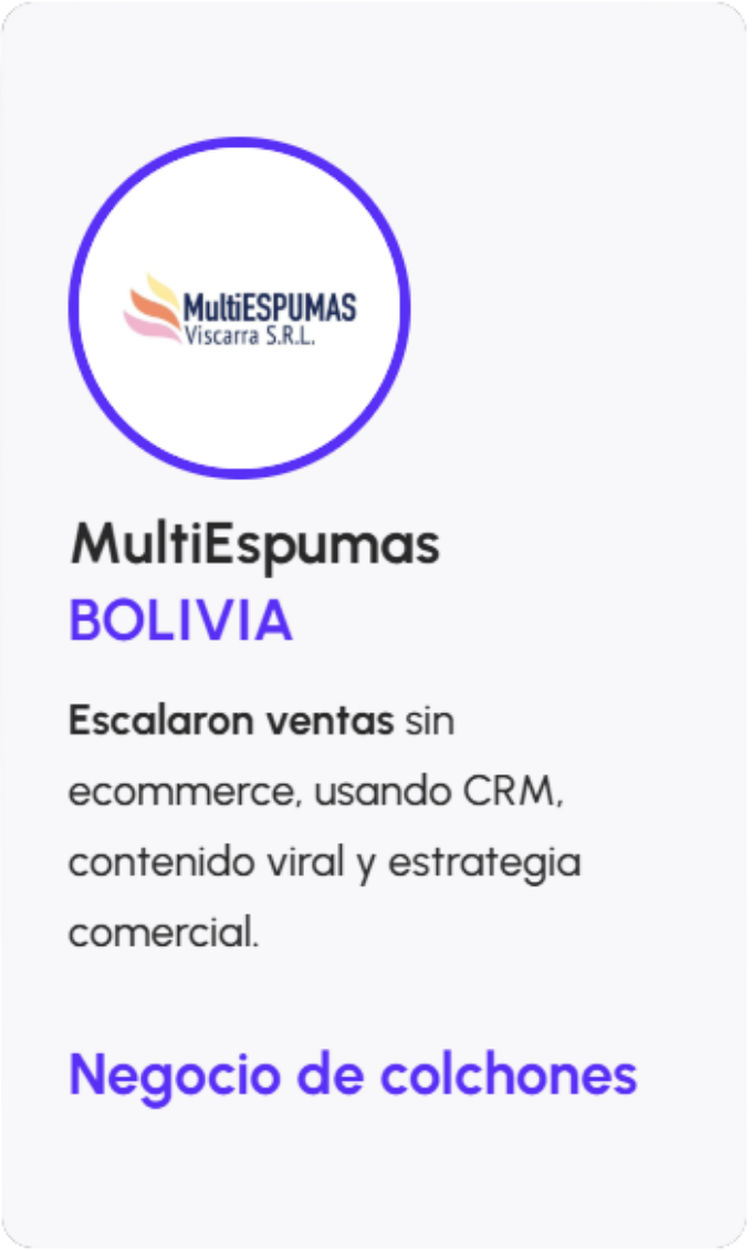 Multiespumas testimonio