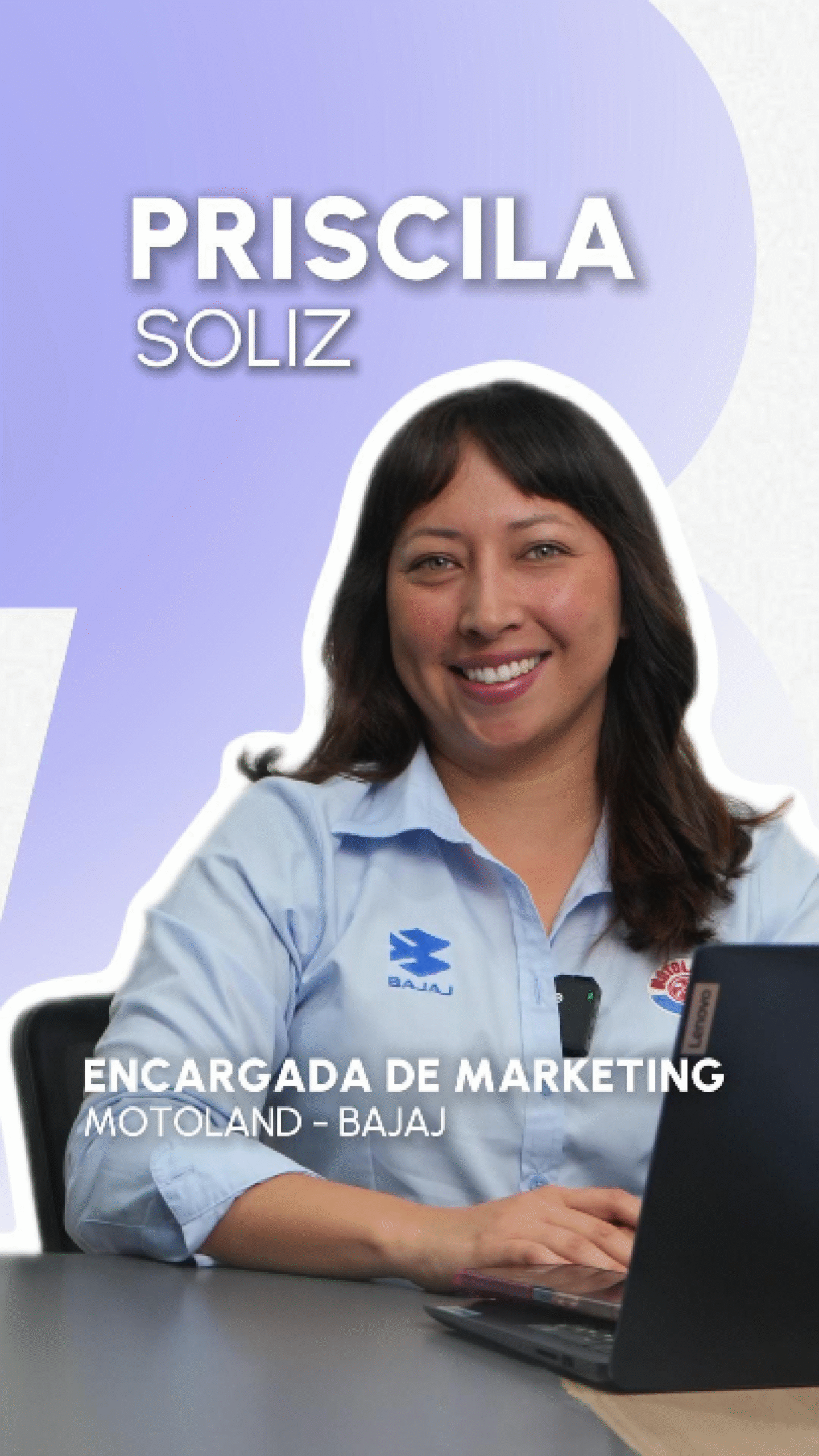 Priscila Soliz - Motoland - Bajaj